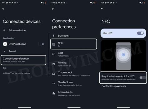 nfc not working on Android phone